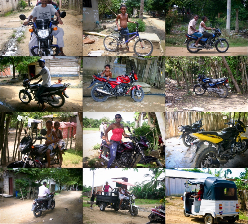 New motorcycles in Mampujan