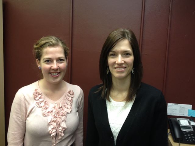 Jenn Wiebe and myself at the Ottawa office